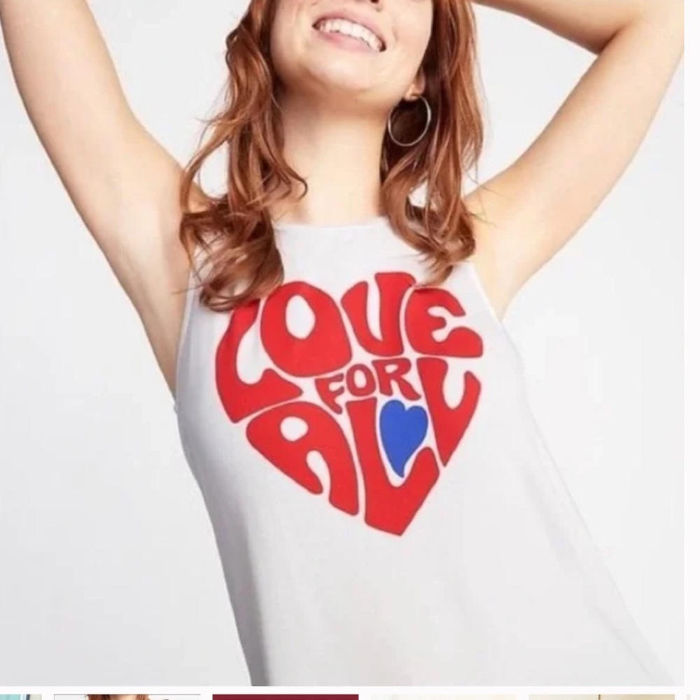 Old Navy | Women's Luxe
“Love For All" Swing Tank size L